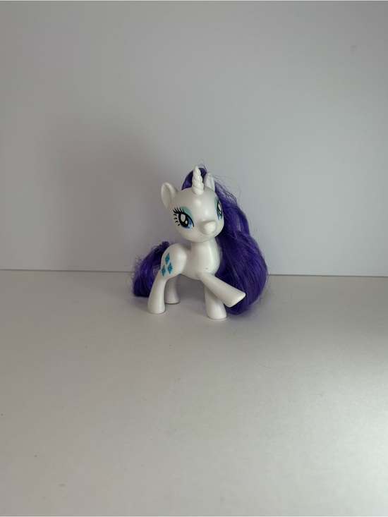 My Little Pony Other - My Little Pony G4 Rarity 3" Figure Friends of Equestria Brushable Loose MLP